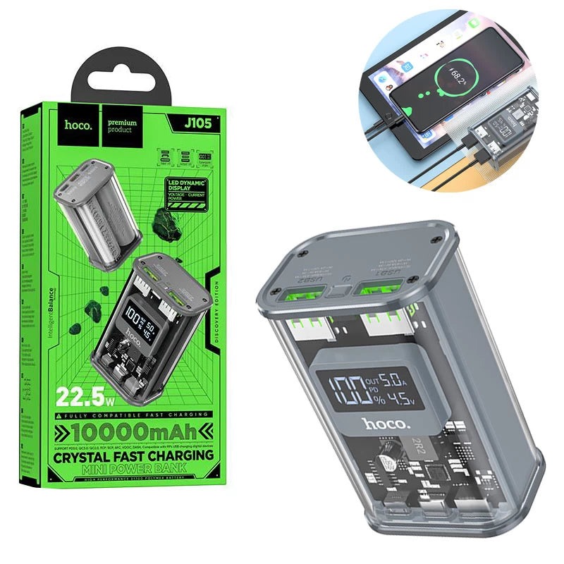 Hoco Power Bank J105 10000MAH 22.5W Hoco Power Bank J105 10000MAH 22.5W